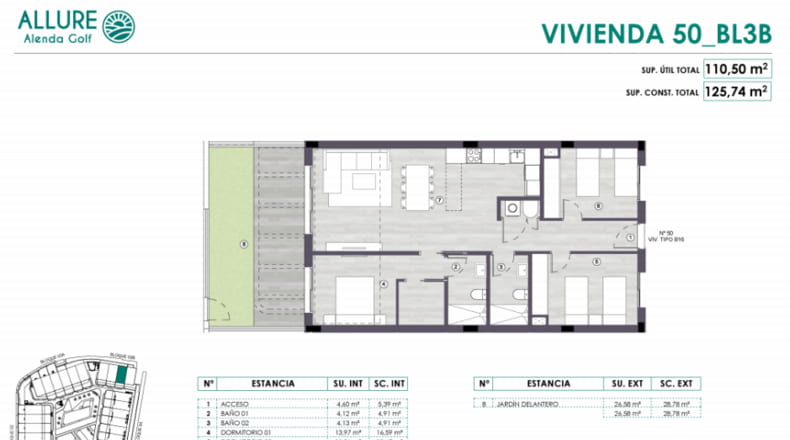 New 3-Bedroom Apartment in Allure Alenda Golf, Monforte del Cid