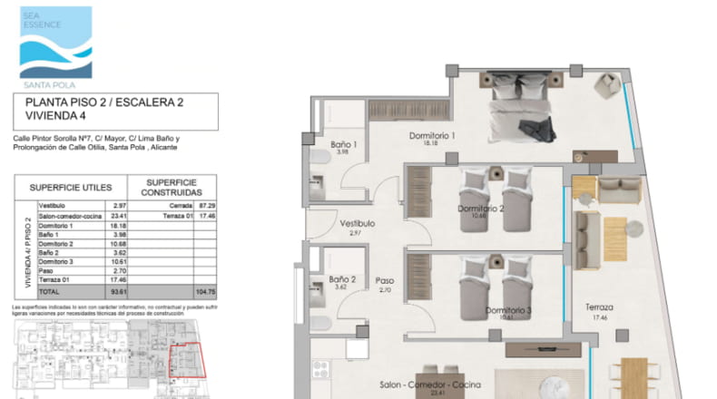 New 3-bedroom apartment in Sea Essence, Santa Pola