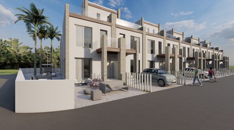 Adosado nuevo con 2 habs. en Marino, Santa Pola